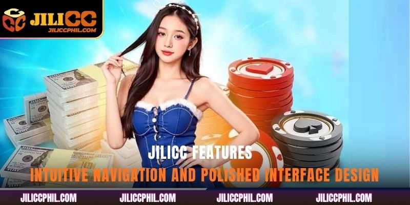 Jilicc features intuitive navigation and polished interface design
