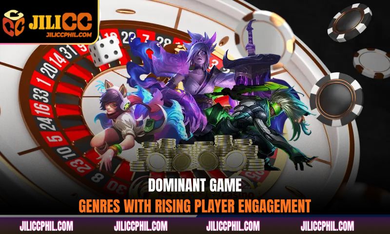 Dominant game genres with rising player engagement