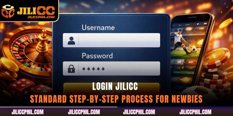 Login jilicc - Standard step-by-step process for newbies