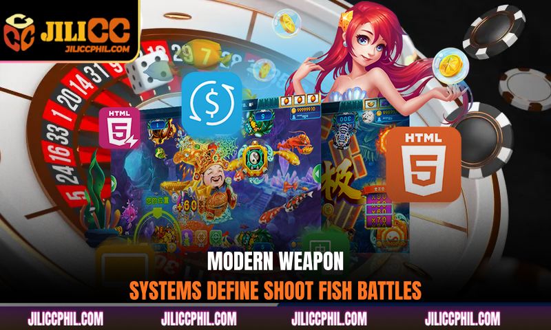 Modern weapon systems define Shoot Fish battles