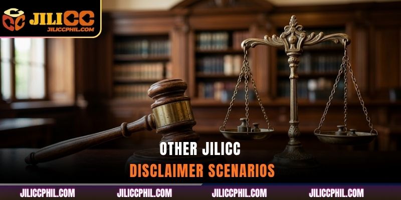 Other jilicc Disclaimer Scenarios